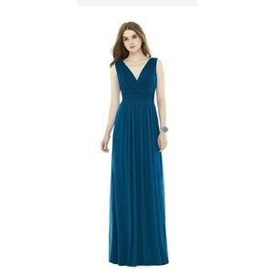 Dessy Bridesmaid Dress Ocean Blue ~size 10